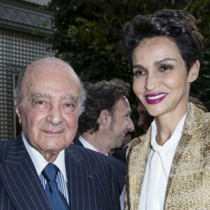 Mohamed Al-Fayed et Farida Khelfa - Réouverture de l'hôtel Ritz et présentation de la rénovation de la colonne Vendôme à Paris le 27 juin 2016. © Olivier Borde / Bestimage