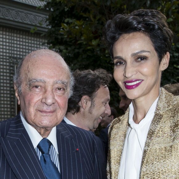 Mohamed Al-Fayed et Farida Khelfa - Réouverture de l'hôtel Ritz et présentation de la rénovation de la colonne Vendôme à Paris le 27 juin 2016. © Olivier Borde / Bestimage
