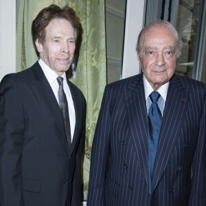 Jerry Bruckheimer et Mohamed Al-Fayed - Réouverture de l'hôtel Ritz et présentation de la rénovation de la colonne Vendôme à Paris le 27 juin 2016. © Olivier Borde / Bestimage