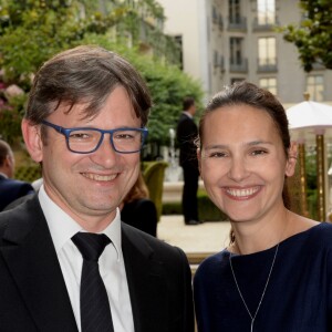 Exclusif - Jean-Charles Tréhan (Directeur Délégué à la Communication de Air France) et Virginie Ledoyen - Soirée Anniversaire "30 ans Air France Madame" au Ritz à Paris, France le 28 juin 2016. © Rachid Bellak/Bestimage