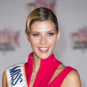 Camille Cerf (Miss France 2015) - Arrivées à la 17ème cérémonie des NRJ Music Awards 2015 au Palais des Festivals à Cannes, le 7 novembre 2015.