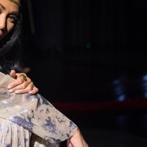 Exclusif - Anggun - Backstage de l'enregistrement de l'émission "Tous au Lido pour le Sidaction", à Paris. Le 21 mars 2016 © Moreau-Jacovides / Bestimage