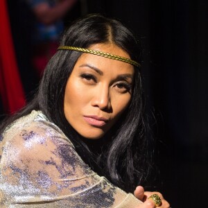 Exclusif - Anggun - Backstage de l'enregistrement de l'émission "Tous au Lido pour le Sidaction", à Paris. Le 21 mars 2016 © Moreau-Jacovides / Bestimage