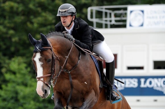 Mathieu Billot sur Shiva d'Amaury 6 - Prix Renault - Longines Paris Eiffel Jumping au Bois de Boulogne à la plaine de Jeux de Bagatelle à Paris, le 1 juillet 2016. © Pierre Perusseau/Bestimage