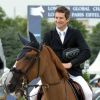 Guillaume Canet sur Pomme du Valon 83 - Prix Jaulin - Longines Paris Eiffel Jumping au Bois de Boulogne à la plaine de Jeux de Bagatelle à Paris, le 1 juillet 2016. © Borde-Veeren/Bestimage