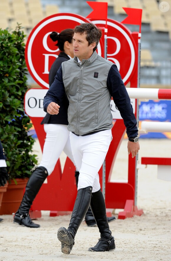Guillaume Canet - Longines Paris Eiffel Jumping au Bois de Boulogne à la plaine de Jeux de Bagatelle à Paris, le 1 juillet 2016. © Pierre Perusseau/Bestimage