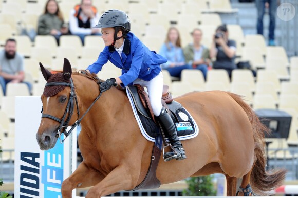 Eden Leprévost Blin Lebreton sur Ortis de la Bresse 293 - Prix Magic Millions - Longines Paris Eiffel Jumping au Bois de Boulogne à la plaine de Jeux de Bagatelle à Paris, le 1er juillet 2016. © Pierre Perusseau/Bestimage