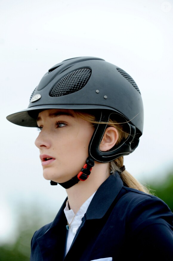 Mathilde Pinault sur Quanae d'Helerin 235 - Prix Magic Millions - Longines Paris Eiffel Jumping au Bois de Boulogne à la plaine de Jeux de Bagatelle à Paris, le 1er juillet 2016. © Pierre Perusseau/Bestimage