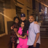 Blac Chyna enceinte, son fiancé Rob Kardashian et ses parents. Photo publiée sur Instagram, le 3 juillet 2016