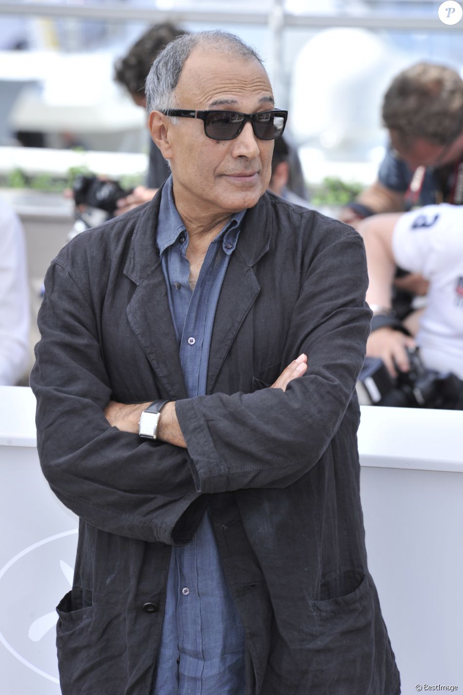 Abbas Kiarostami à Cannes en mai 2010.