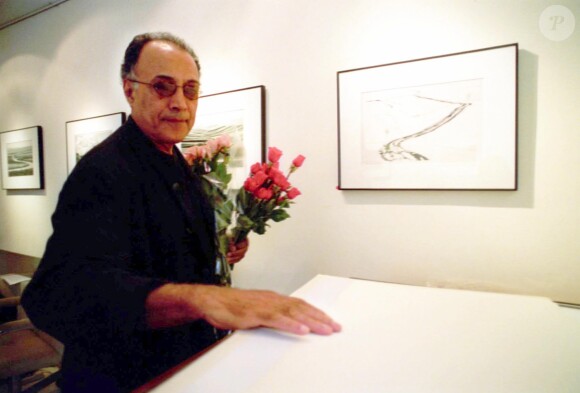 Abbas Kiarostami dans une exposition en 2003.