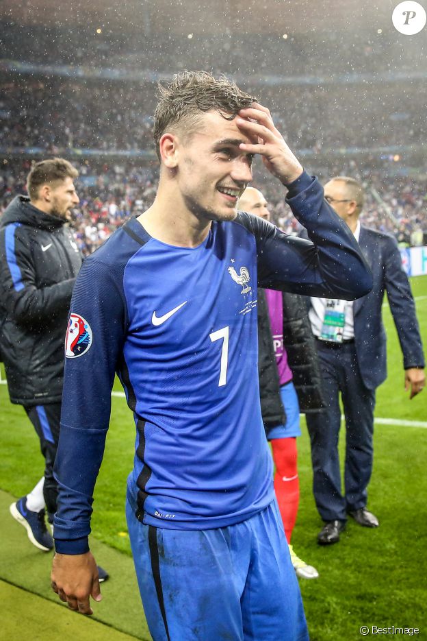 Antoine Griezmann - Match de quart de finale de l'UEFA Euro 2016 France-Islande au Stade de France à Saint-Denis le 3 juillet 2016. © Cyril Moreau / Bestimage