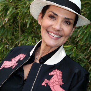 Cristina Cordula - People au village des Internationaux de France de tennis de Roland Garros à Paris. Le 25 mai 2016. © Dominique Jacovides / Bestimage