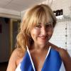 Marie-Paule de "L'amour est dans le pré 2014" pote dénudée pour soutenir les Bleus lors de la coupe d'Europe de football. Juin 2016.