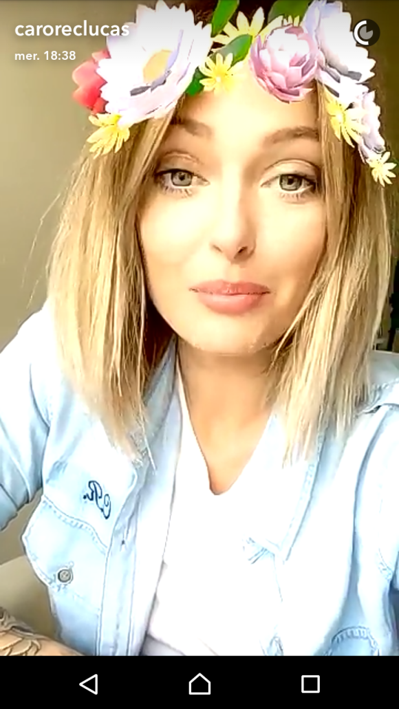 Caroline Receveur sur Snapchat