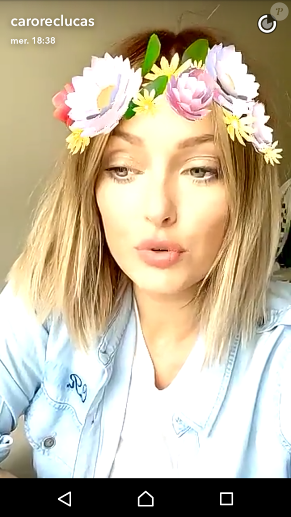Caroline Receveur répond aux questions de ses fans sur Snapchat