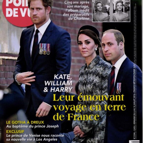 Couverture du magazine "Point de vue", en kiosque jeudi 7 juillet 2016