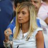 Fiona Cabaye - Les femmes des joueurs de l'équipe de France assistent au match France - Equateur à Rio de Janeiro au Brésil le 25 juin 2014.