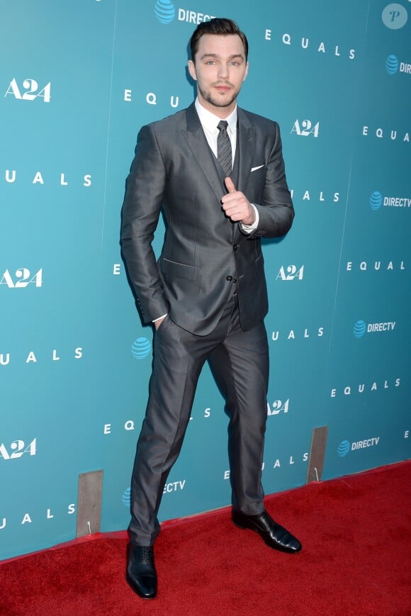 Nicholas Hoult à la première du film 'Equals' aux Arclight à Los Angeles, le 7 juillet 2016.