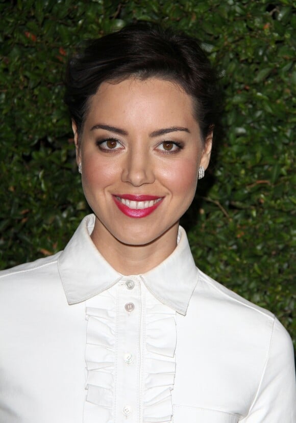 Aubrey Plaza - Soirée Michael Kors pour la sortie du livre "Young Hollywood" à Beverly Hills, le 2 octobre 2014. Michael Kors Special Dinner Celebrating The Launch Of Young Hollywood held at a Private Residence in Beverly Hills, California on October 2nd, 2014.02/10/2014 - Beverly Hills