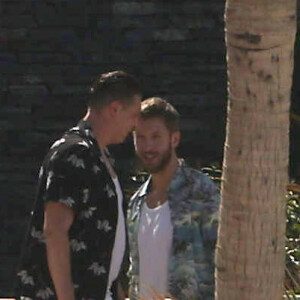 Exclusif - Calvin Harris semble être sur un shooting photo à Cabo San Lucas au Mexique, le 29 juin 2016.