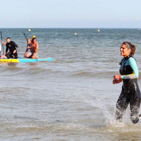 Laury Thilleman (miss France 2011) à la Summer Cup 2016 à La Baule le 8 juillet 2016. La Summer Cup 2016, 6ème édition, est l'un des plus grands rassemblement de stand-Up Paddle d'Europe. © Laetitia Notarianni / Bestimage