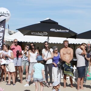 Flora Coquerel (miss France 2014) à la Summer Cup 2016 à La Baule le 8 juillet 2016. La Summer Cup 2016, 6ème édition, est l'un des plus grands rassemblement de stand-Up Paddle d'Europe. © Laetitia Notarianni / Bestimage