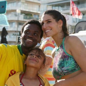 Laury Thilleman (miss France 2011) à la Summer Cup 2016 à La Baule le 8 juillet 2016. La Summer Cup 2016, 6ème édition, est l'un des plus grands rassemblement de stand-Up Paddle d'Europe. © Laetitia Notarianni / Bestimage