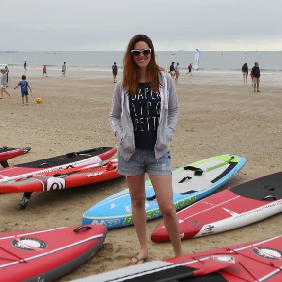 Sandra Lou à la Course de Stand-Up Paddle lors de la Summer Cup 2016 à La Baule le 9 juillet 2016. La Summer Cup 2016, 6ème édition, est l'un des plus grands rassemblement de stand-Up Paddle d'Europe. © Laetitia Notarianni / Bestimage09/07/2016 - La Baule