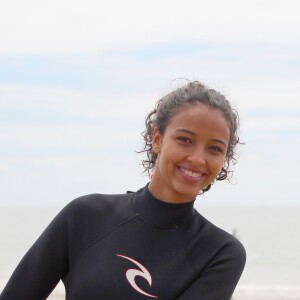 Flora Coquerel (miss France 2014) à la Course de Stand-Up Paddle lors de la Summer Cup 2016 à La Baule le 9 juillet 2016. La Summer Cup 2016, 6ème édition, est l'un des plus grands rassemblement de stand-Up Paddle d'Europe. © Laetitia Notarianni / Bestimage09/07/2016 - La Baule