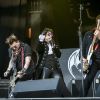 Alice Cooper, Johnny Depp and Joe Perry sur scène à Stockholm le 30 mai 2016