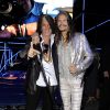 Joe Perry, Steven Tyler au défilé Roberto Cavalli collection Hommes printemps-été 2015 à Milan le 24 juin 2014