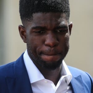 Samuel Umtiti - François Hollande reçoit l'équipe de France de football après la défaite en finale de l'Euro contre le Portugal au Palais de l'Elysée à Paris le 11 juillet 2016.