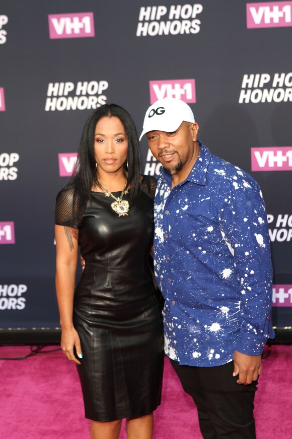 Timbaland et sa femme Monique Idlett - VH1 Hip Hop Honors 2016 au David Geffen Hall, au Lincoln Center. New York, le 11 juillet 2016.
