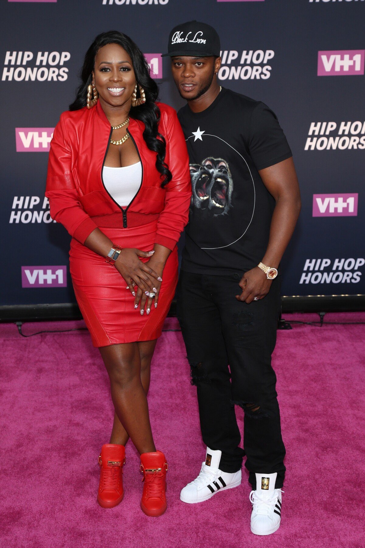 Photo : Remy Ma et son mari Papoose - VH1 Hip Hop Honors 2016 au David  Geffen Hall, au Lincoln Center. New York, le 11 juillet 2016. - Purepeople