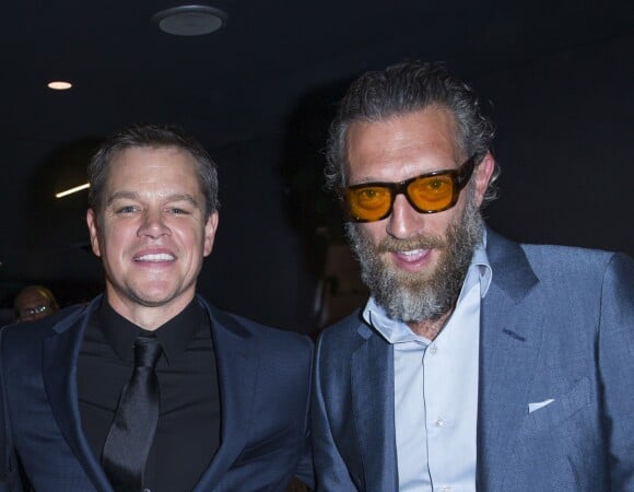 Exclusif - Matt Damon et Vincent Cassel - Avant première du film "Jason Bourne" au Pathé Beaugrenelle à Paris le 12 juillet 2016. © Borde - Guirec / Bestimage