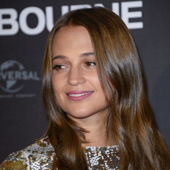 Alicia Vikander - Avant première du film "Jason Bourne"au Pathé Beaugrenelle à Paris le 12 juillet 2016.