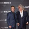 Matt Damon et Paul Greengrass - Avant première du film "Jason Bourne"au Pathé Beaugrenelle à Paris le 12 juillet 2016. © Borde - Guirec / Bestimage