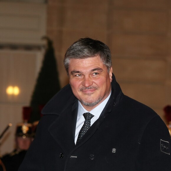 David Douillet au Dîner d'état donné en l'honneur du président cubain Raul Castro au palais de l'Elysée à Paris, le 1er février 2016. © Dominique Jacovides/Bestimage