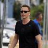 Tom Huddleston (compagnon de Taylor Swift) revient à son hôtel après son jogging à Sydney, Australie, le 12 juillet 2016.