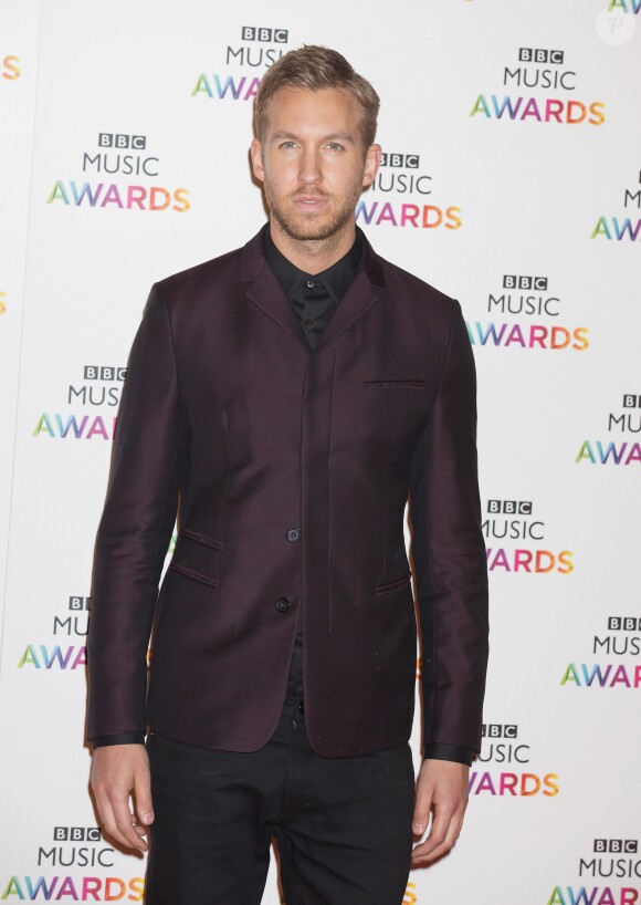 Calvin Harris à la Soirée des "BBC Music Awards" à Londres, le 11 décembre 2014.