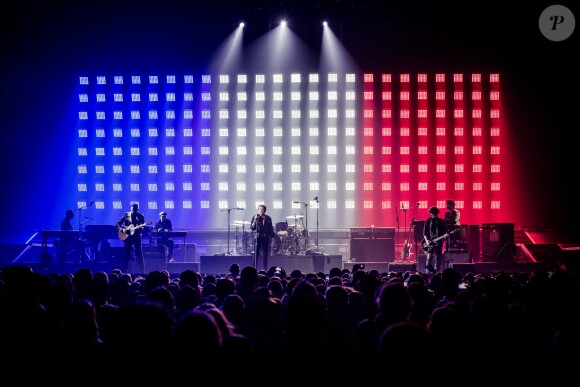 Exclusif - Maxim Nucci et Yarol Poupaud - Johnny Hallyday en concert au POPB AccorHotels Arena à Paris. Le 27 novembre 2015 © Wino / Bestimage
