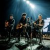 Exclusif - Robin Le Mesurier, Yarol Poupaud et Maxim Nucci - Johnny Hallyday en concert à Amnéville. Le 18 novembre 2015 © Andred / Bestimage