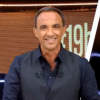 Nikos Aliagas à la présentation de "19H Live" sur TF1. Juillet 2016.