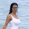 Bacary Sagna, sa femme Ludivine et leurs fils Kais et Elias, profitent de la plage lors de leurs vacances à Miami, le 18 juillet 2016.  Please Hide Children's Face Prior To The Publication - Bacary Sagna with his wife Ludivine and their children Kais and Elias, on holidays in Miami. July 18th, 2016.18/07/2016 - Miami