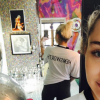 Miley Cyrus arbore un Tee-shirt avec le nom de son chéri Liam Hemsworth écrit dans le dos, photo publiée sur Instagran en juin 2016