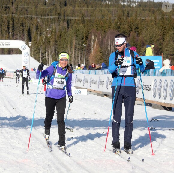 Pippa Middleton et son compagnon James Matthews participaient à la course de ski de fond Birkebeiner à Lillehammer le 19 mars 2016. Le couple s'est fiancé le 16 juillet 2016.
