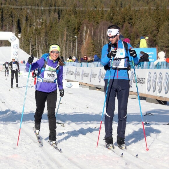 Pippa Middleton et son compagnon James Matthews participaient à la course de ski de fond Birkebeiner à Lillehammer le 19 mars 2016. Le couple s'est fiancé le 16 juillet 2016.