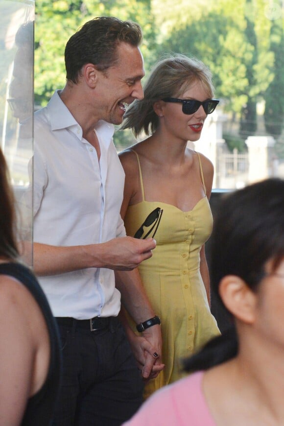 Taylor Swift et son nouveau compagnon Tom Hiddleston passent des vacances romantiques à Rome le 27 juin 2016