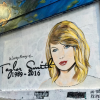 L'artiste Lushux a réalisé l'épitaphe de Taylor Swift sur un mur de Brisbane. Photo publiée sur Instagram, le 19 juillet 2016